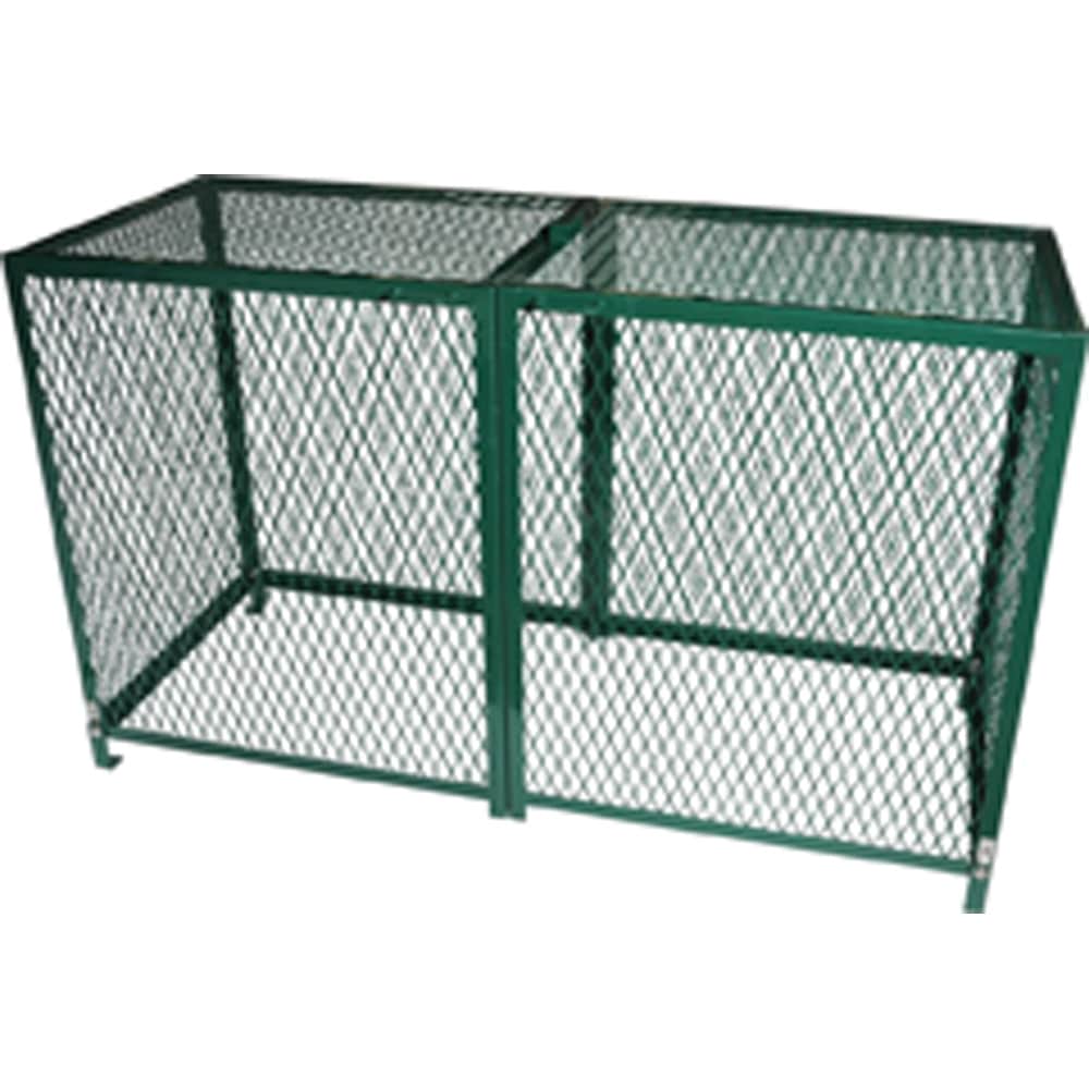 75" x 30" x 42" Plasti-Coat Powder Coated Metal Expanded Metal High Profile Backflow Enclosure | SBXBC75CR