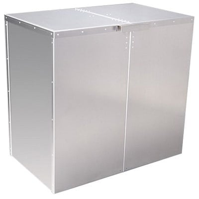 40" x 24" x 39" Aluminum High Profile 2-Piece Enclosure | SBXSBBC40ALHP