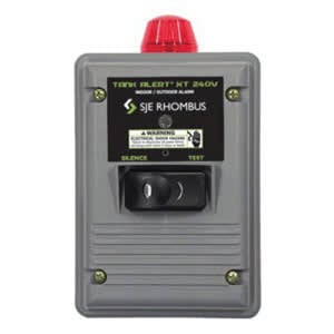 120 VAC 85 dB 6' Cord 6.5" x 4.5" x 3" with Auto Reset Tank Alarm | SJETAXT01H