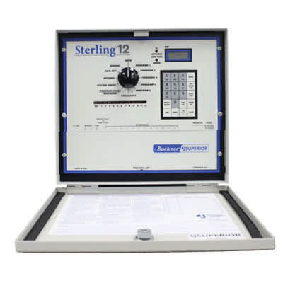 120 VAC Input 24 VAC Output 12 Stations 10.69" x 4.44" x 9.69" Sterling Controller | SUPS12