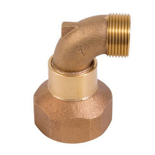 1-1/2" x 1" FPT x MHT Brass SH Series Hose Swivel | RBLSH3