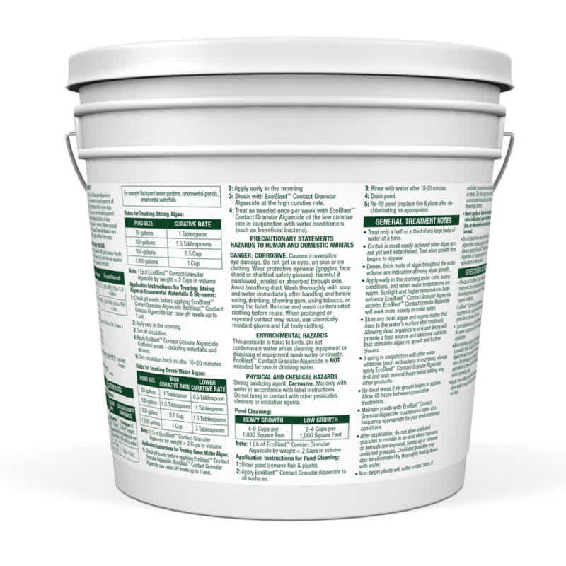 7 lb White Solid Granular Contact Algaecide | AQS29313
