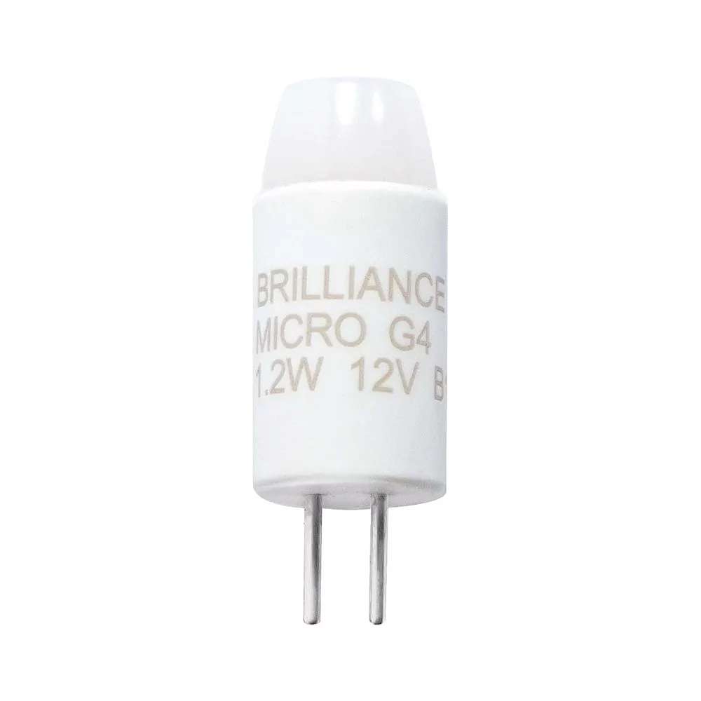 LED Lamp Micro G4 Bi-Pin 1.2W LED 12V, 100 Lumens | BRI-MICRO-G4-2700