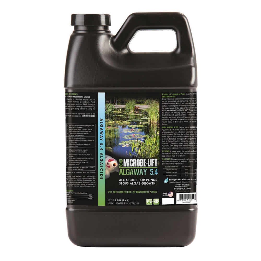 2.5 gal Pale Yellow Liquid Mild Inoffensive Odor Algaecide | MICALGA2G