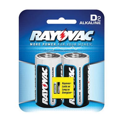 Type D Carded Alkaline Battery | BATD2PK