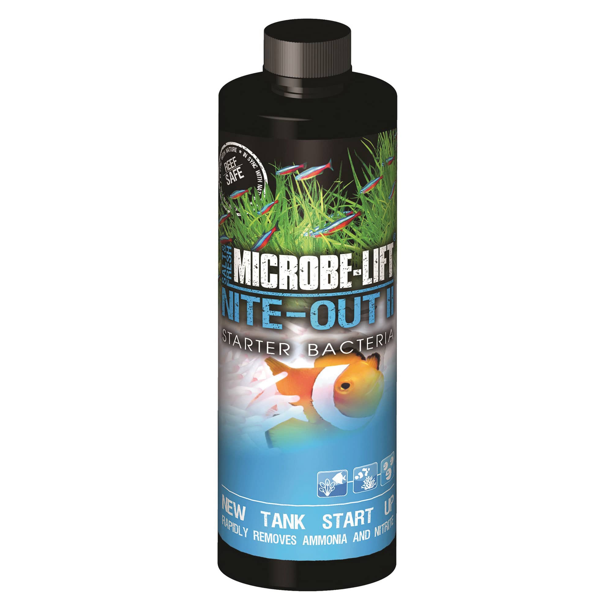 8 oz Brown Pink Liquid Like Yeast Odor Aquarium Nitrifying Bacteria | MICNITEH08