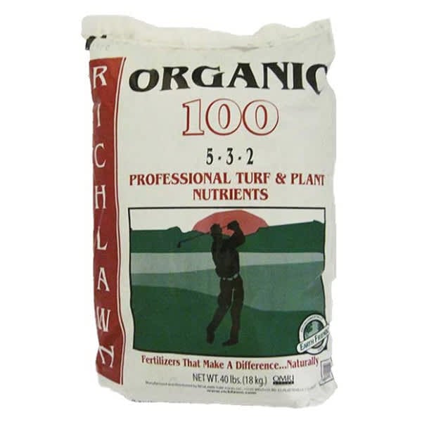 40 lb Bag Granule 100% Organic Fertilizer 2,000 sq ft Coverage 5-3-2