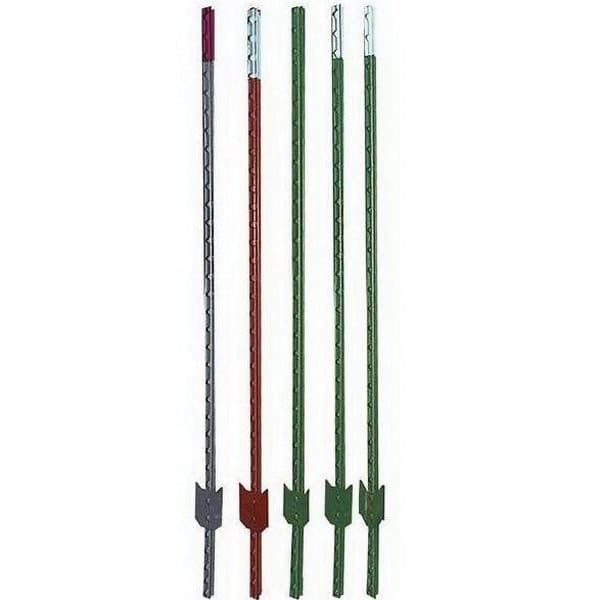 6' Rail Steel Green T-Post | TRETP6