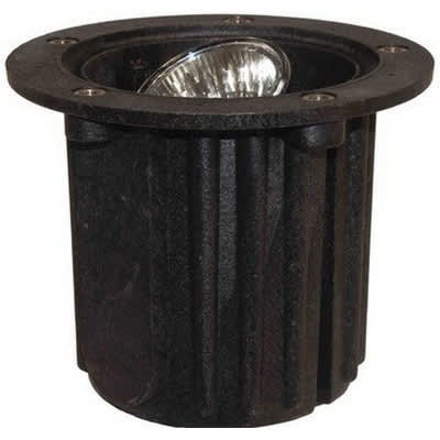 Ceramic Bi-Pin G4 MR16 LED Black Poly Glass Body Universal Well Light | ULSUW6300BK