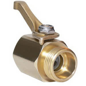 3/4" Hose Threaded Brass High Flow Control Valve | UNDCV075H