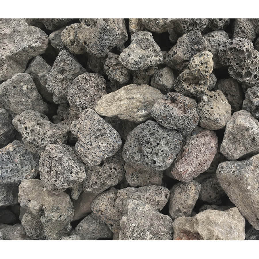 Warming Trends Lava Rock, 1 to 1-1/2" Black | BLRWAR