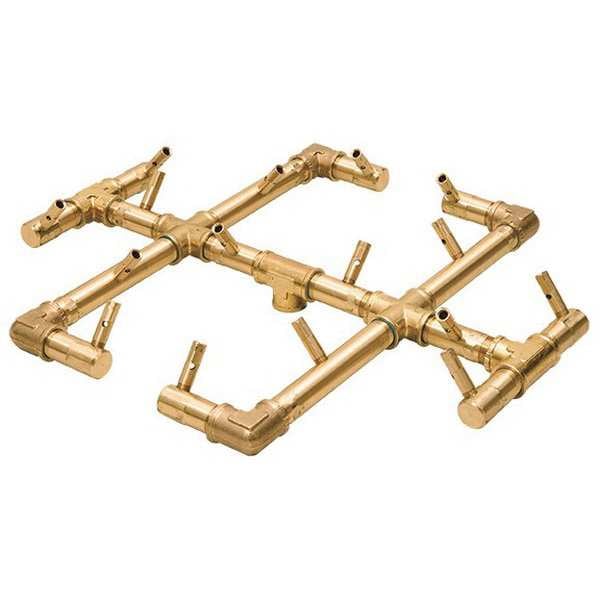17" x 15" 180000 Btu Brass CFB180 Series with 30" Circular Plate Original Natural Gas Burner System | WARCFB180NG30C