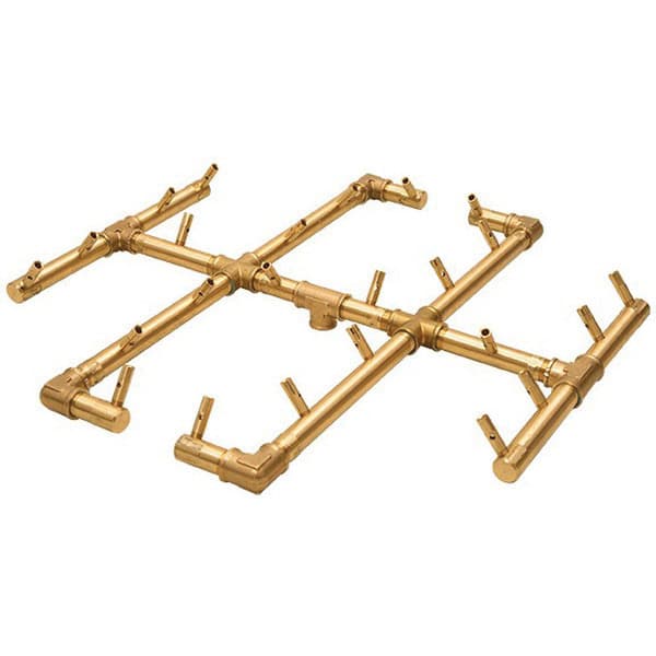 Warming Trends Burner System, 21.5" x 21.5" 290000 Btu Brass CFB290 Series | CFB290NGALPL36C