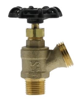 Sediment Faucets / Boiler Drain, 1/2" x 3/4" MPT x GHT Brass 0853(F)-NL MIP | 0853-05NL
