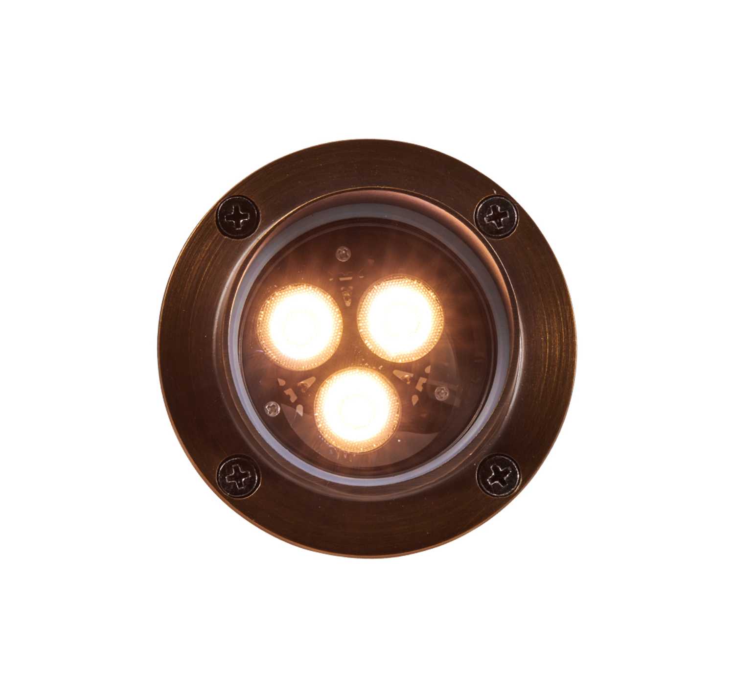 Alliance Outdoor Lighting Well Light, 5W, Brass | GL100-LED5W