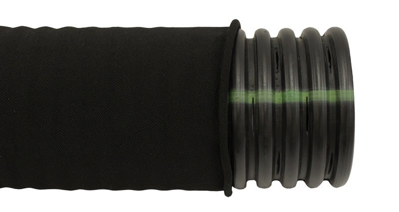 Corrugated Solid, 4" x 250' Drainage Pipe | DPE04800250