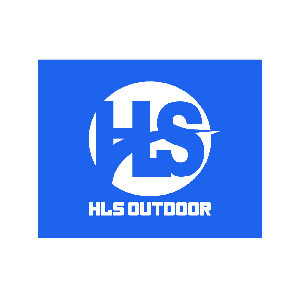 Blue Glow Irrigation Marking Flag, w/HLS Outdoor Logo 4 x 5" 100/Bag | 4521BGBK39830