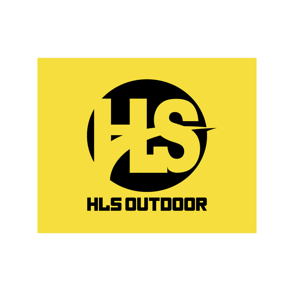 Yellow 4" x 5" w/HLS Outdoor Logo 100 Count Irrigation Marking Flag | FLGHLSYELLOW