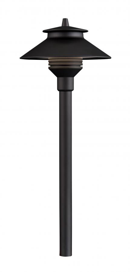 PL Series Die-CAST Aluminum With 18" Riser, No Lamp Path Light, FLat Black | PLNL18RFB