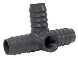 Poly Tee, 1" x 3/4" Insert w/Side Outlet, FIP | 1416131