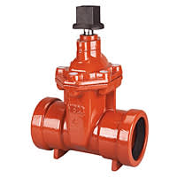 2-1/2" Push-On Fusion-Bonded Epoxy Coated Lead-Free Cast Iron 250 psi P-619-RW Series Resilient Wedge Gate Valve | NIBP619RW025