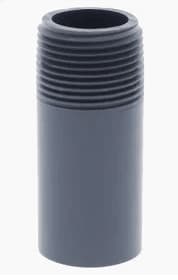 Sch 80 PVC Nipple 1" x 2" Short Toe | 110020