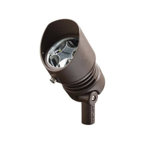 6.5 W 3000K LED Textured Architectural Bronze Cast Brass Accent Light | KIC16008AZT30