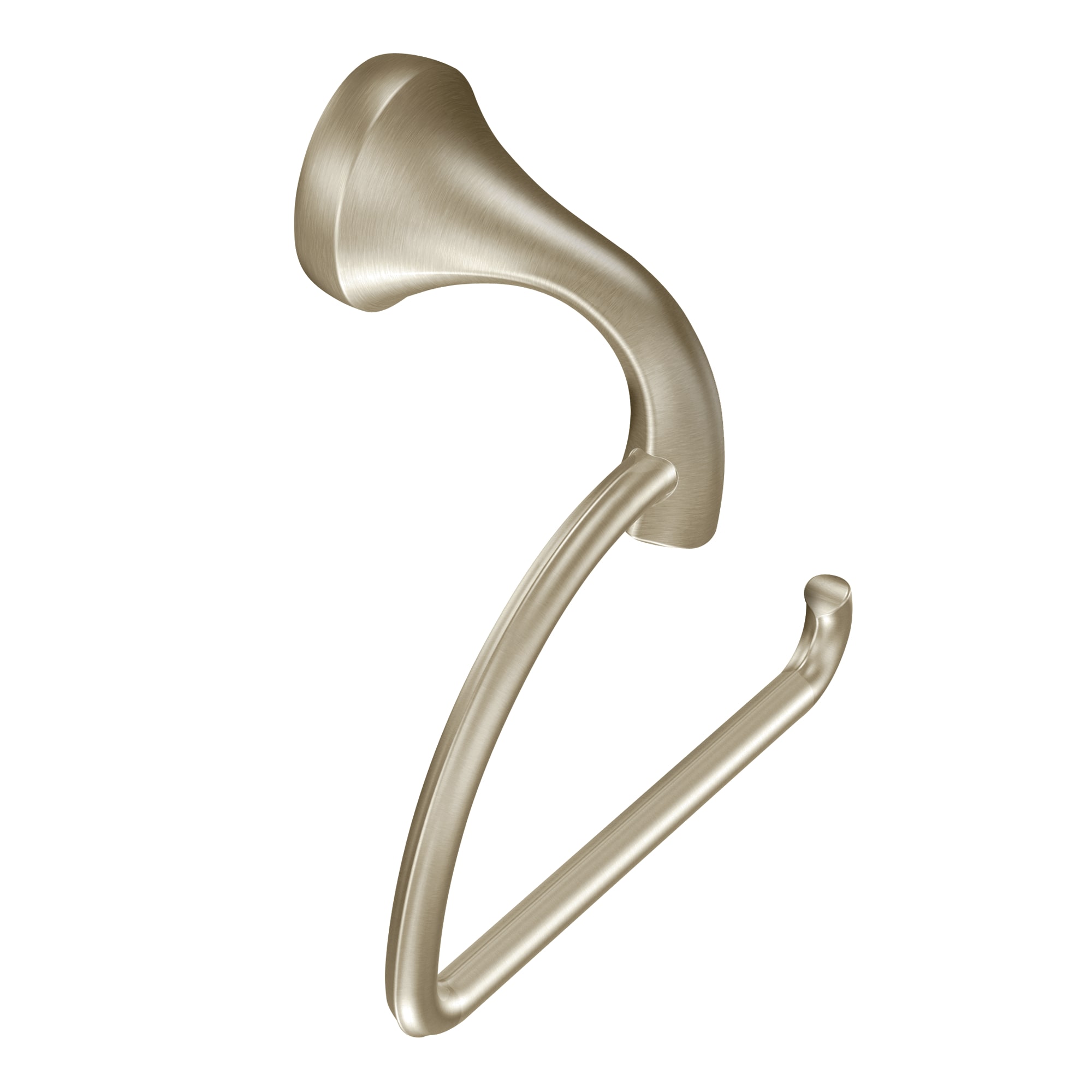 6.242" x 6.962" x 3.425" Brushed Nickel Zinc Pivoting Toilet Paper Holder | CSIYB2808BN