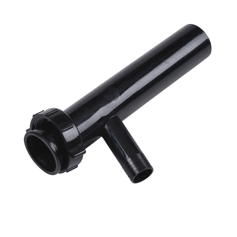 1-1/2" Flanged White Polypropylene Hi-Line Branch Tailpiece | DERPP9819