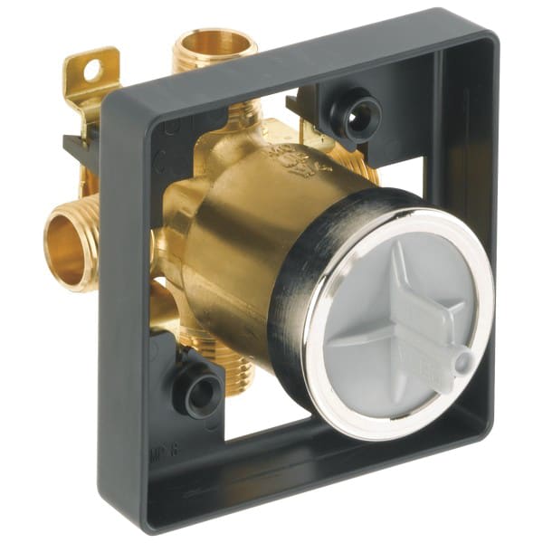 1/2" MNPT x C.W.T Female Sweat Brass Tub and Shower For MultiChoice Universal Single or Dual Function Trim Rough-In Valve Body | DLTR10000UNBX