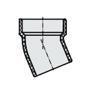 DWV-PVC 22-1/2 STREET ELBOW SPXS 1-1/2" | DWP22ST015