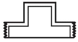 PVC Cleanout Plug 1-1/2 in. MPT Raised Nut | D106015