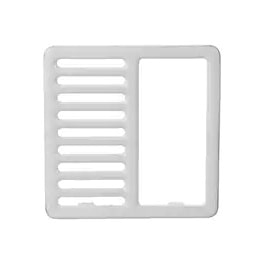 12" Square Cast Iron Floor Sink Half Grate | MIFFS1700PG150