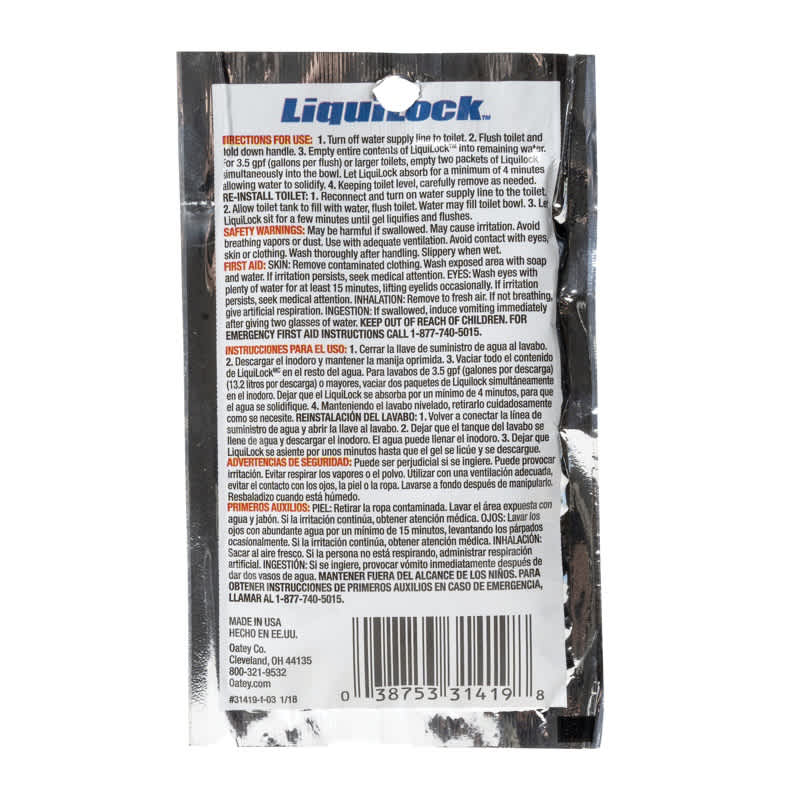 0.6 oz White Liquilock Gel | OTY31416
