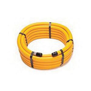 1/2" x 75' 304 Stainless Steel Polyethylene Yellow Flexible Corrugated Gas Tubing | PFXPFCT1275