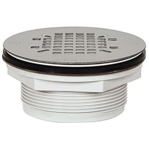 Polypropylene White 828 Series Shower Module Drain | SIO8282