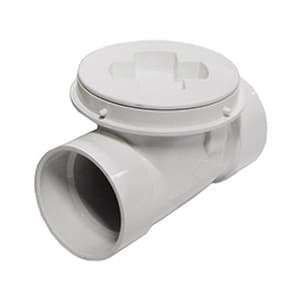 4" Hub PVC Schedule 40 869 Series Solvent Weld Backwater Valve | SIO869S4P
