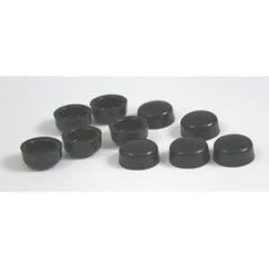 3/8" Polypropylene Black Paintable Hex Cap | AHC38B