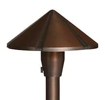 Alliance Lighting Hat, Aged Brass For Bi-Pin G4 Area Lights | AOLAL300