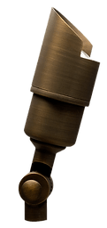 Alliance Lighting Bullet Light, MR-16 LED Aged/Solid Brass No Lamp 18" | AOLBL100