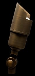 Alliance Lighting Bullet Light, MR-16 LED Natural Copper Solid Brass | AOLBL105COP