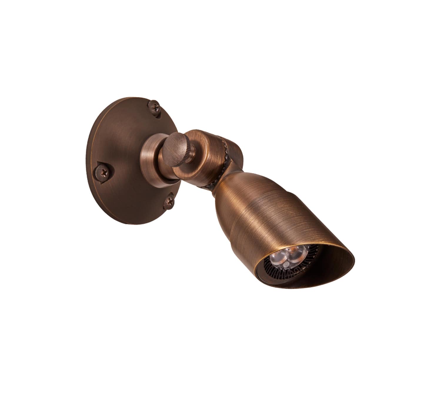 Alliance Lighting Down Light, MR11 Socket Bi-Pin LED Aged Brass, No Lamp | AOLDL50