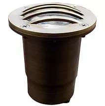 Alliance Outdoor Lighting Well Light, 2W to 5W 2700K/3000K/4000K Integrated Bluetooth-Controlled LED Aged Brass GL160 Series In-Ground | AOLGL160BT