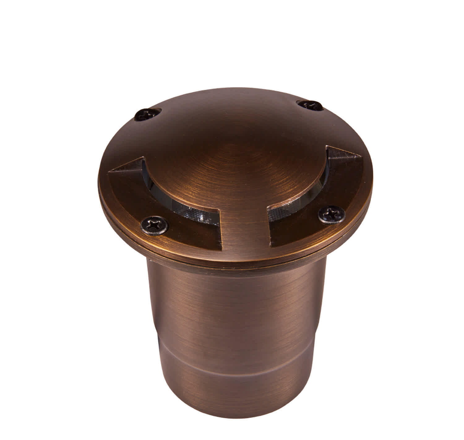 Alliance Outdoor Lighting In-Ground Well Light, 35W Ceramic Bi-Pin MR-16 Halogen Aged Brass 180 Degrees Degrees Output | AOLGL180