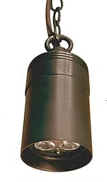 Alliance Lighting Hanging Light, 5W Bi-Pin MR-16 LED Aged Brass | AOLHL100LED5W