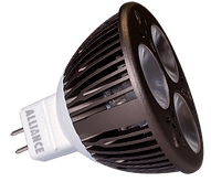 Alliance Lighting Lamp, 5W MR-16, 310 Lumens Cree XPE LED 45 Degrees Degrees Flood Green | AOLLMR16LED5WFGR