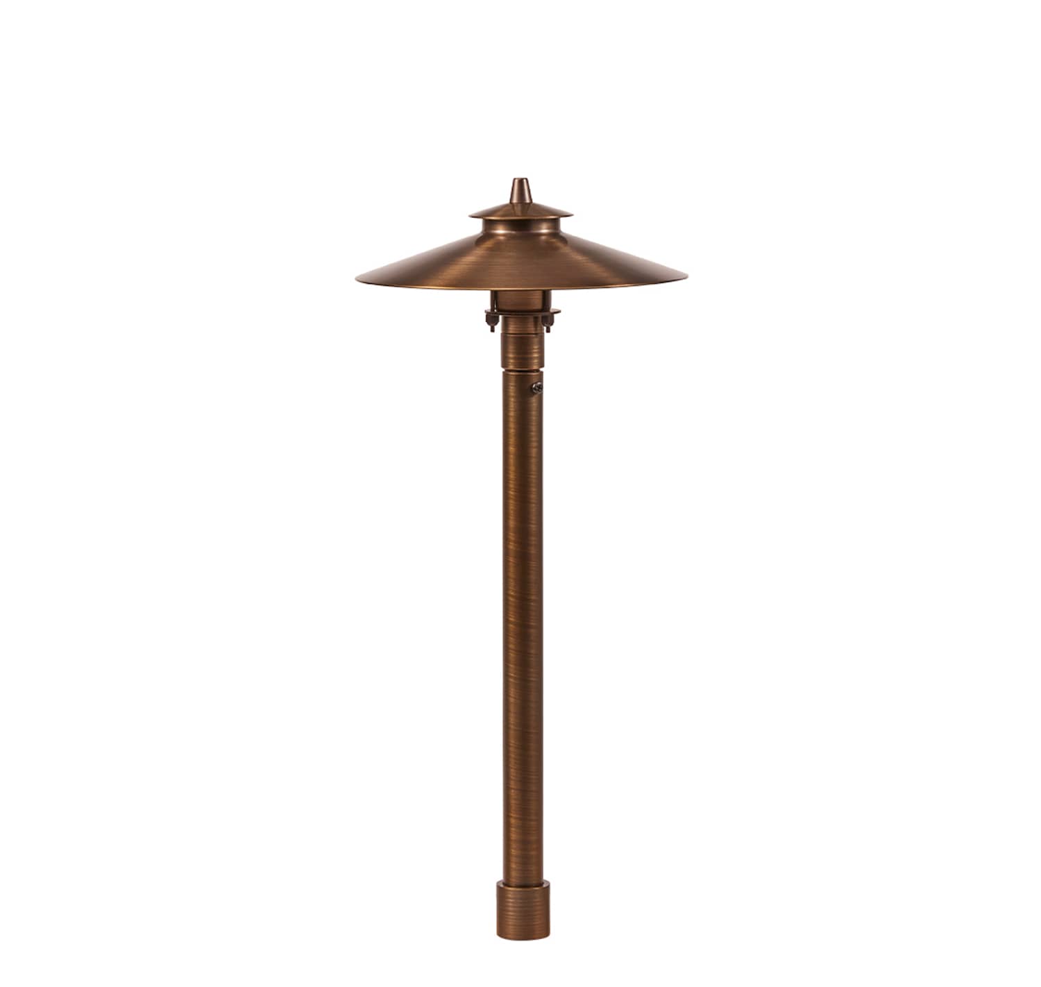Alliance Outdoor Lighting Path Light, 2.5W Ceramic Bi-Pin 2700K LED Aged Brass Solid Brass | AOLPL200