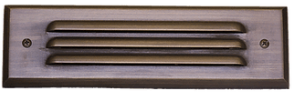 Alliance Outdoor Lighting Step Light, 9W 2700K LED Aged Brass Large | AOLSL35BT