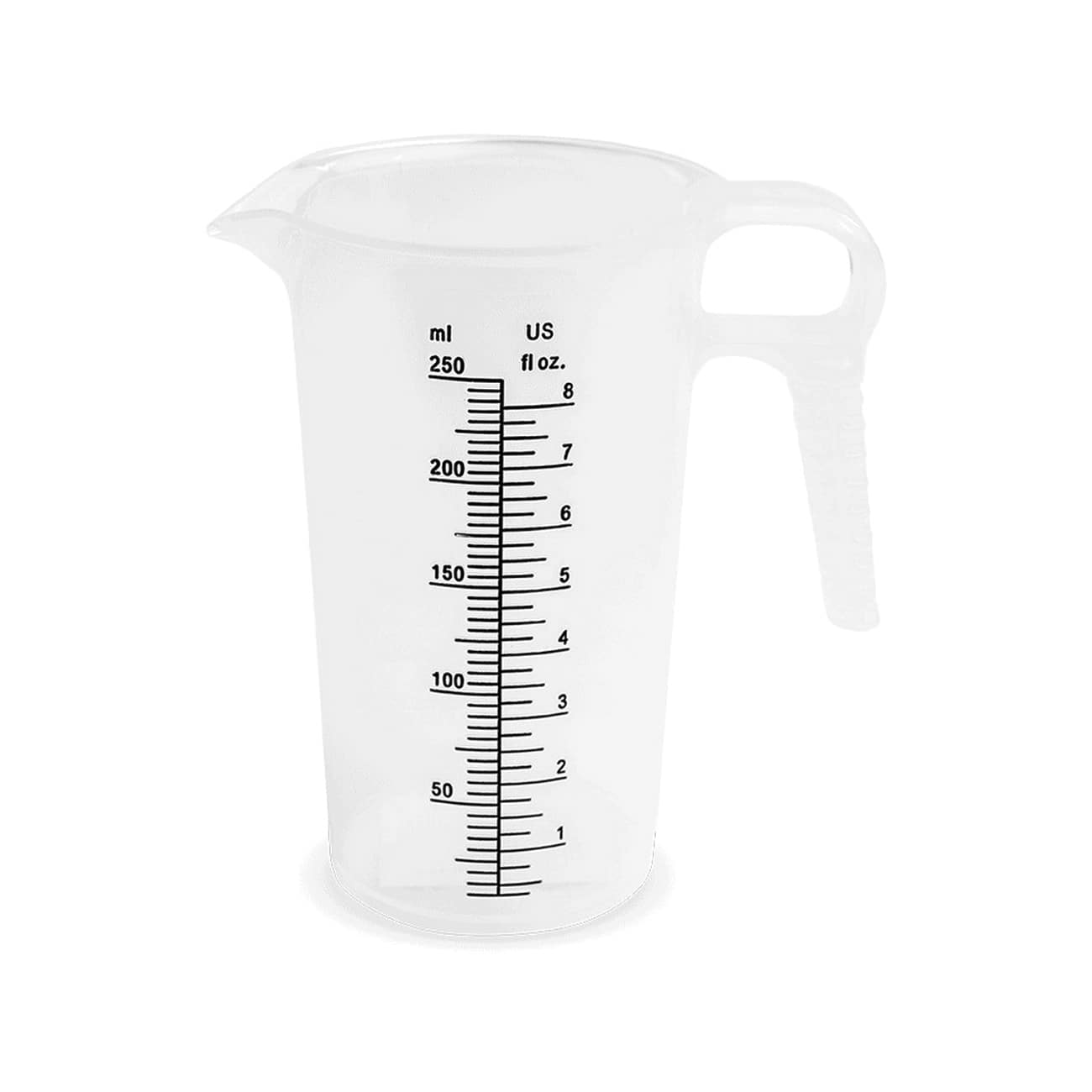 128 oz Polypropylene Natural Chemical Measuring Pitcher