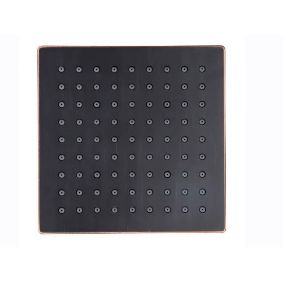 1/2" 6" x 6" x 1-31/32" Tuscan Bronze Bronson Series Square Raincan Showerhead | PPF973183Y